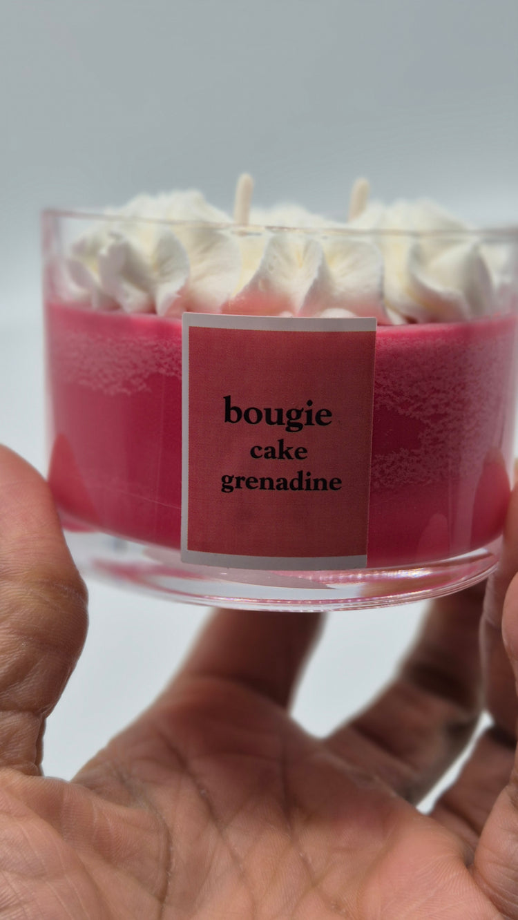 Bougie cake grenadine