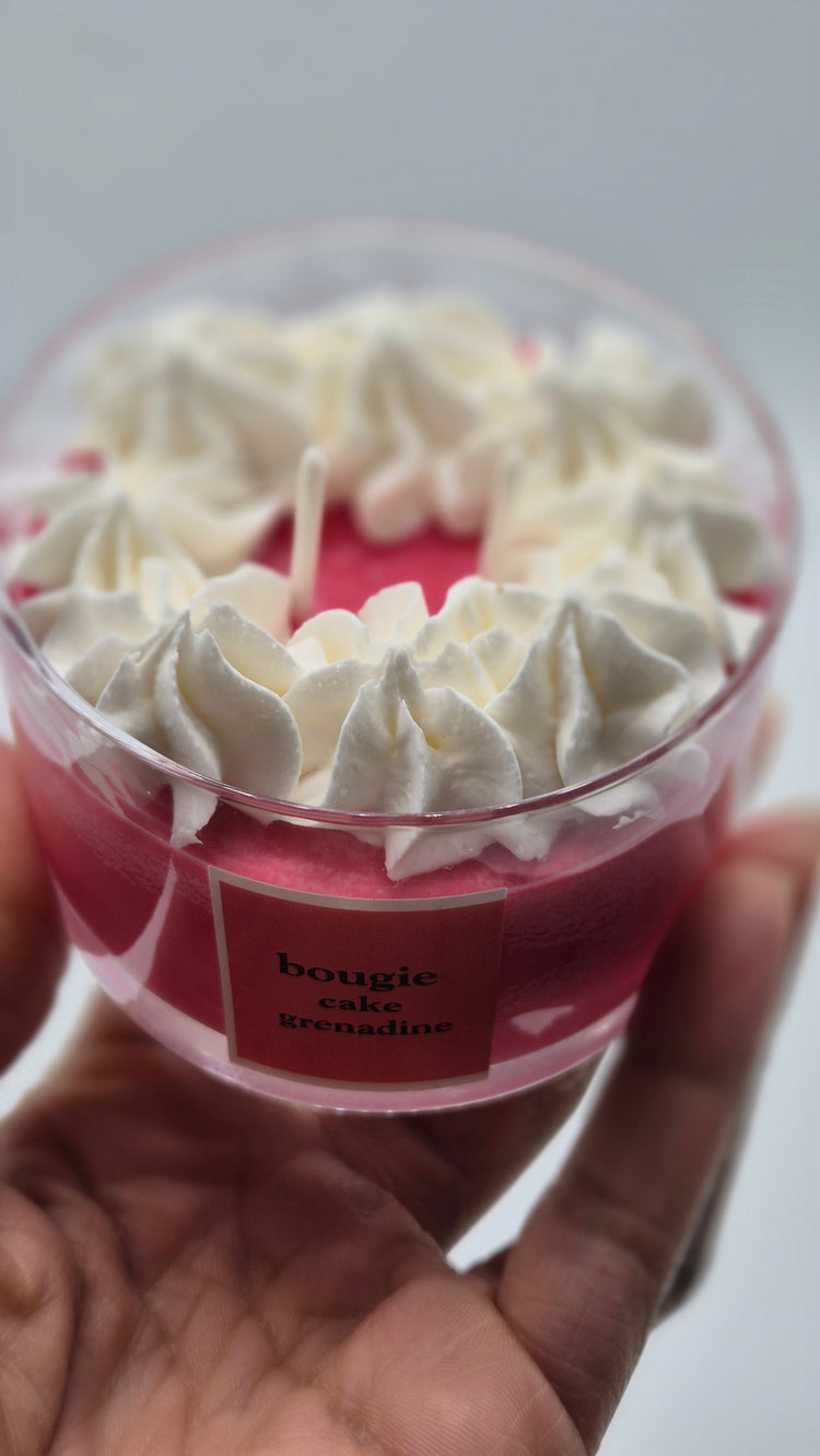 Bougie cake grenadine