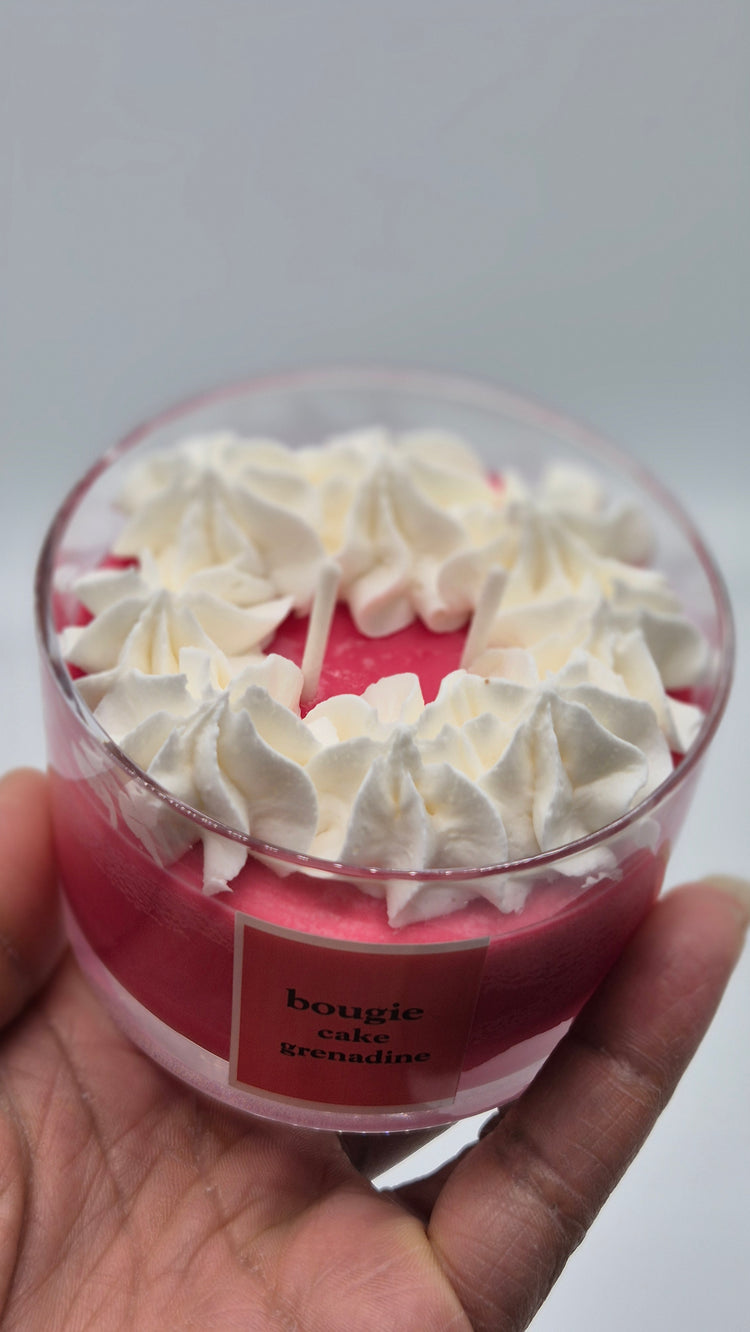Bougie cake grenadine